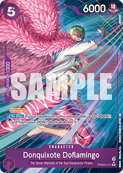 Donquixote Doflamingo (PRB02-011) (V.2) PRB02 Alternate Art Near Mint Englisch