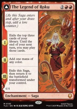 The Legend of Roku // Avatar Roku TLA-145 Mythic Excellent Englisch Foil