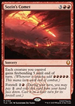 Sozin's Comet TLA-154 Mythic Near Mint Englisch Foil