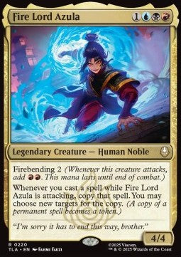Fire Lord Azula TLA-220 Rare Near Mint Englisch