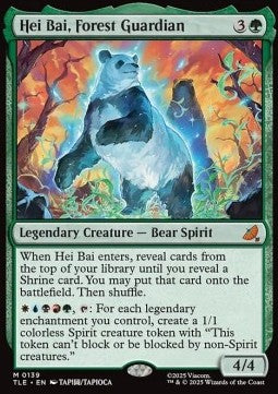 Hei Bai, Forest Guardian (V.1) TLE-139 Mythic Excellent Englisch