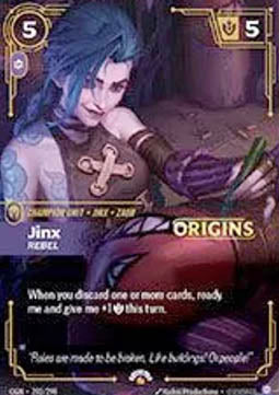 Jinx, Rebel (V.1) OGNX-202 Epic Near Mint Englisch Foil