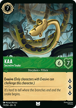 Kaa - Geheimnisvolle Schlange 10WHI-079 Uncommon Near Mint Deutsch Foil