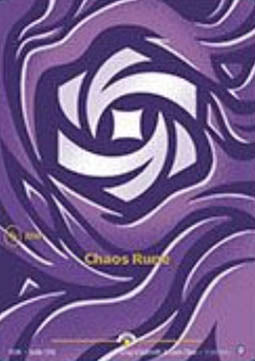 Chaos Rune OGNX-166b Showcase Excellent Englisch Foil