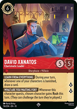 David Xanatos - Charismatischer Anführer 10WHI-116 Super Rare Boosterfrisch Deutsch Foil