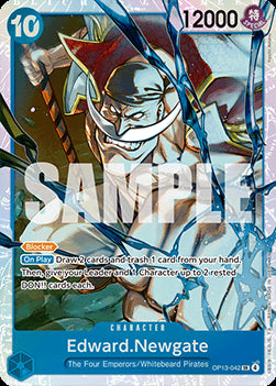 Edward.Newgate (OP13-042) (V.1) OP13 Super Rare Near Mint Englisch