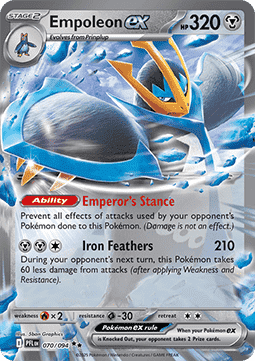 Empoleon ex PFL-070 Double Rare Near Mint Englisch