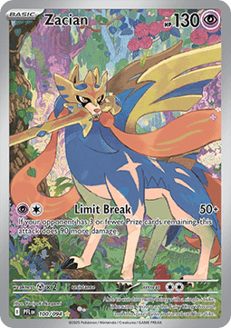 Zacian PFL-100 Illustration Rare Near Mint Englisch