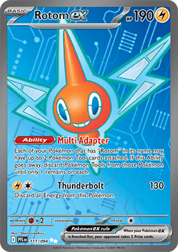 Rotom ex PFL-111 Ultra Rare Excellent Englisch