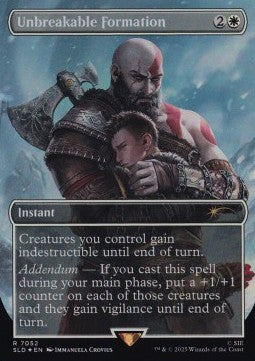 Unbreakable Formation SLD-7052 Rare Excellent Englisch Foil