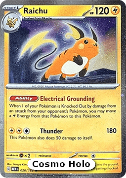 Raichu MEW-026 Promo Near Mint Englisch