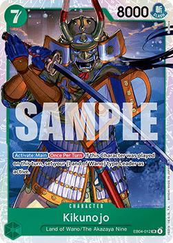 Kikunojo (EB04-012) (V.1) OP14 Super Rare Near Mint Englisch