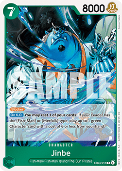 Jinbe (EB04-015) OP14 Rare Near Mint Englisch