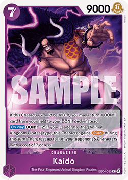Kaido (EB04-030) OP14 Rare Near Mint Englisch