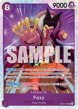 Foxy (EB04-036) (V.1) OP14 Super Rare Near Mint Englisch