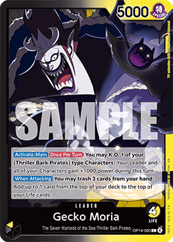 Gecko Moria (OP14-080) (V.1) OP14 Leader Near Mint Englisch