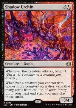 Shadow Urchin ECL-242 Rare Near Mint Englisch