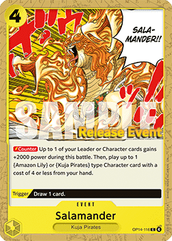 Salamander (OP14-116) OP14P Common Near Mint Englisch