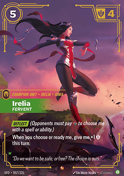 Irelia, Fervent (V.1) SFD-057 Epic Near Mint Englisch Foil