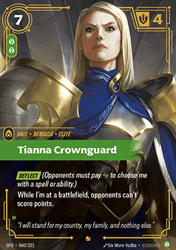 Tianna Crownguard SFD-060 Epic Near Mint Englisch Foil