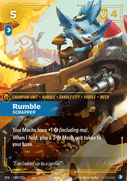 Rumble, Scrapper (V.1) SFD-089 Epic Excellent Englisch Foil