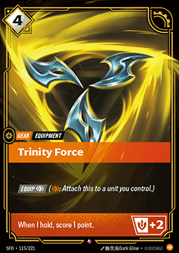 Trinity Force SFD-115 Rare Near Mint Englisch Foil
