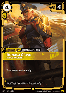 Renata Glasc, Industrialist (V.2) SFD-171a Showcase Near Mint Englisch Foil