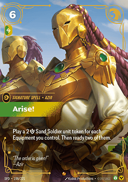 Arise! SFD-198 Epic Near Mint Englisch Foil