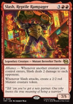 Slash, Reptile Rampager TMT-108 Rare Near Mint Englisch Foil