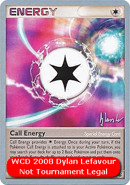 Call Energy WCD08-MD 092 World Championship Deck Played Englisch