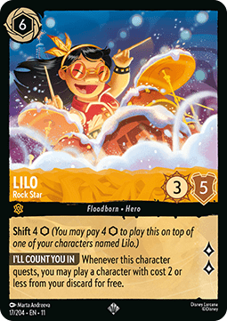 Lilo - Rockstar 11WSP-17 Super Rare Near Mint Deutsch Foil