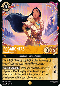 Pocahontas - Friedenshüterin 11WSP-22 Legendary Near Mint Deutsch