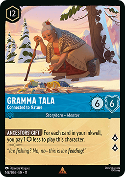 Gramma Tala - Naturverbunden 11WSP-148 Rare Near Mint Deutsch Foil