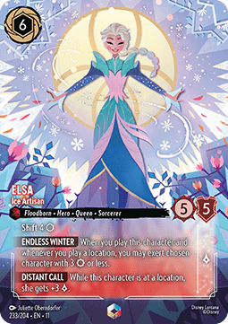 Elsa - Eiskünstlerin 11WSP-233 Enchanted Near Mint Deutsch Foil
