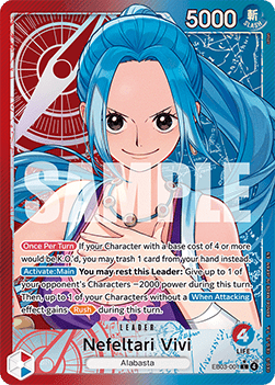 Nefertari Vivi (EB03-001) (V.2) EB03 Alternate Art Near Mint Englisch
