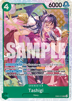 Tashigi (EB03-018) (V.1) EB03 Super Rare Near Mint Englisch