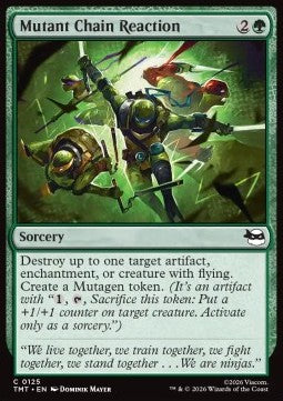 Mutant Chain Reaction TMT-125 Common Near Mint Englisch Foil