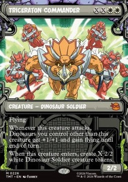 Triceraton Commander XTMT-226 Mythic Near Mint Englisch Foil