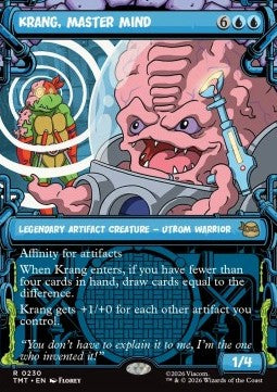 Krang, Master Mind XTMT-230 Rare Near Mint Englisch