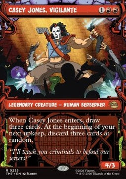 Casey Jones, Vigilante (V.1) XTMT-235 Rare Near Mint Englisch Foil