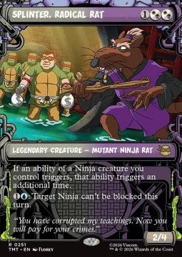 Splinter, Radical Rat XTMT-251 Rare Near Mint Englisch Foil