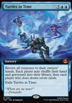 Turtles in Time (V.1) XTMT-263 Mythic Excellent Englisch Foil