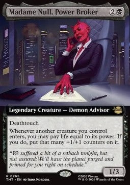 Madame Null, Power Broker XTMT-265 Rare Near Mint Englisch