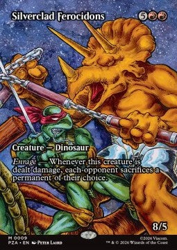 Silverclad Ferocidons PZA-9 Mythic Near Mint Englisch Foil