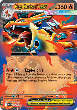 Mega Glurak Y ex MEP-030 Promo Excellent Deutsch