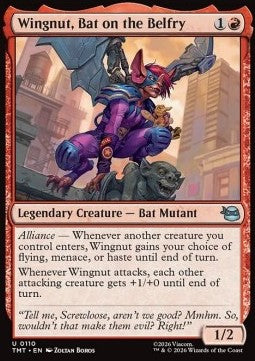 Wingnut, Bat on the Belfry TMT-110 Uncommon Light Played Englisch Foil