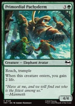 Primordial Pachyderm TMT-129 Common Near Mint Englisch Foil