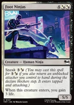 Foot Ninjas TMT-147 Common Near Mint Englisch Foil