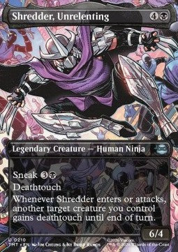 Shredder, Unrelenting XTMT-210 Uncommon Excellent Englisch Foil