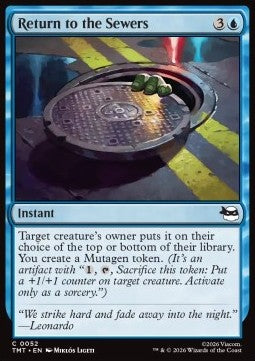Return to the Sewers TMT-52 Common Excellent Englisch Foil